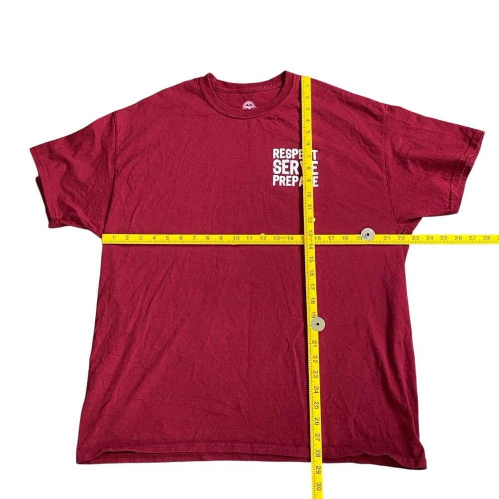 Boy Scouts Of America Burgundy Graphic Tee Shirt Men's Size XL - Picture 5 of 6